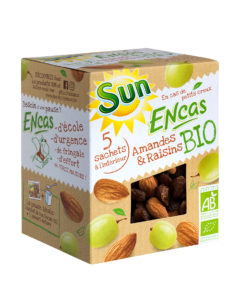 SUN Encas Amandes & raisins Bio 150g